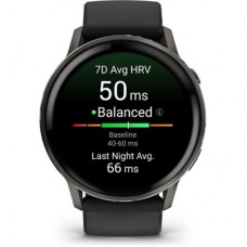 Смарт-часы Garmin Venu 4 (45mm), Black w/ Slate + Black, GPS смарт-годинник (010-03014-00) Смарт-часы Garmin Venu 4 (45mm), Black w/ Slate + Black, GPS смарт-годинник (010-03014-00) - Фото