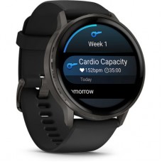 Смарт-часы Garmin Venu 4 (45mm), Black w/ Slate + Black, GPS смарт-годинник (010-03014-00) Смарт-часы Garmin Venu 4 (45mm), Black w/ Slate + Black, GPS смарт-годинник (010-03014-00) - Фото