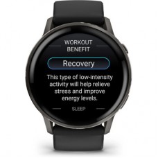 Смарт-часы Garmin Venu 4 (45mm), Black w/ Slate + Black, GPS смарт-годинник (010-03014-00) Смарт-часы Garmin Venu 4 (45mm), Black w/ Slate + Black, GPS смарт-годинник (010-03014-00) - Фото