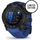 Смарт-годинник Garmin Instinct 3, 45 mm, AMOLED, Black with Bolt Blue Band, GPS смарт-годинник (010-02936-03)
