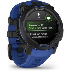 Смарт-годинник Garmin Instinct 3, 45 mm, AMOLED, Black with Bolt Blue Band, GPS смарт-годинник (010-02936-03) Смарт-годинник Garmin Instinct 3, 45 mm, AMOLED, Black with Bolt Blue Band, GPS смарт-годинник (010-02936-03) - Фото