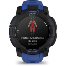 Смарт-годинник Garmin Instinct 3, 45 mm, AMOLED, Black with Bolt Blue Band, GPS смарт-годинник (010-02936-03) Смарт-годинник Garmin Instinct 3, 45 mm, AMOLED, Black with Bolt Blue Band, GPS смарт-годинник (010-02936-03) - Фото