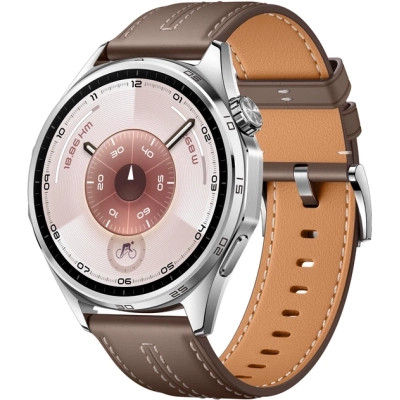 Смарт-годинник Huawei WATCH GT 6 46 mm Brown Leather (55020FTW)