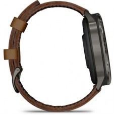 Смарт-часы Garmin Venu 4 (45mm), Black w/ Slate + Leather, GPS смарт-годинник (010-03014-03) Смарт-часы Garmin Venu 4 (45mm), Black w/ Slate + Leather, GPS смарт-годинник (010-03014-03) - Фото