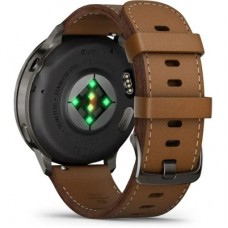 Смарт-часы Garmin Venu 4 (45mm), Black w/ Slate + Leather, GPS смарт-годинник (010-03014-03) Смарт-часы Garmin Venu 4 (45mm), Black w/ Slate + Leather, GPS смарт-годинник (010-03014-03) - Фото