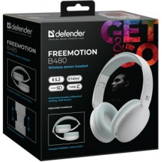 Наушники Defender FreeMotion B480 Bluetooth White (63481) - Фото