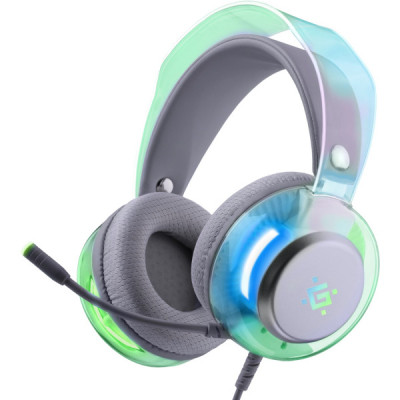 Наушники Defender Glitch RGB USB White (62490)