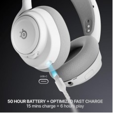 Наушники SteelSeries Arctis Nova 7 Gen 2 Wireless White (61731) - Фото