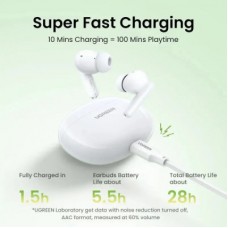 Наушники Ugreen HiTune T3C Earbuds Bluetooth White (45110) - Фото