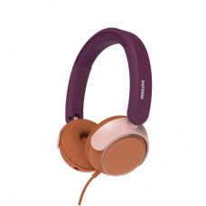 Наушники Philips TAK2000MP/00 USB-C/3,5 мм Burgundy/Orange (TAK2000MP/00) - Фото