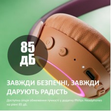 Наушники Philips TAK4200MP/00 Wireless Burgundy/Orange (TAK4200MP/00) - Фото