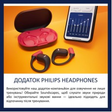 Наушники Philips TAA6709BK/00 Wireless Red (TAA6709BK/00) - Фото