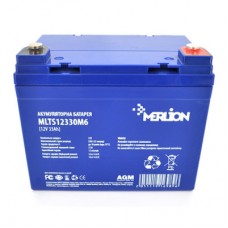 Батарея к ИБП Merlion EURO AGM 12 V 33 Ah (MLTS12330M6/ GP12330M6) - Фото