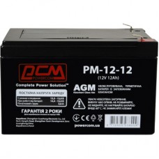 Батарея до ДБЖ Powercom 12 В 12 Ah (PM-12-12) - Фото