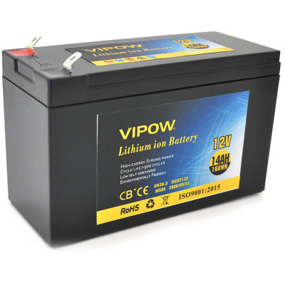 Батарея до ДБЖ Vipow 12 V — 14Ah Li-ion (VP-12140LI)