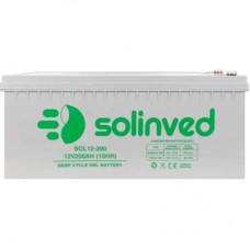 Батарея к ИБП Solinved 12V-200Ah, GEL (SLG200-12) - Фото