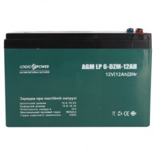 Батарея до ДБЖ LogicPower 12 V 12 Ah LP-6-DZM-12 (9172) - Фото