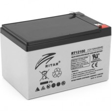 Батарея до ДБЖ Ritar AGM RT12100, 12V-10Ah (RT12100) - Фото