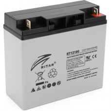 Батарея до ДБЖ Ritar RT12180GL5, 12 V 18.0 Ah (RT12180905) - Фото