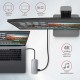 Концентратор AXAGON USB-C to 2xUSB-A + HDMI + RJ45 + SATA M.2 + PD 100W 0.18m grey (HMC-6M2) Концентратор AXAGON USB-C to 2xUSB-A + HDMI + RJ45 + SATA M.2 + PD 100W 0.18m grey (HMC-6M2)