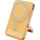 Батарея универсальная ColorWay 10 000 mAh PD/22.5W, 15W MagSafe & Watch Wireless Amber (CW-PB100LPA2Y-WPDD)