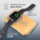 Батарея универсальная ColorWay 10 000 mAh PD/22.5W, 15W MagSafe & Watch Wireless Amber (CW-PB100LPA2Y-WPDD)