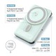 Батарея универсальная ColorWay 10 000 mAh PD/22.5W, 15W MagSafe & Watch Wireless Aquamarine (CW-PB100LPA2MT-WPDD)