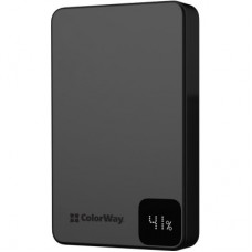 Батарея універсальна ColorWay 10 000 mAh PD/22.5W, 15 W MagSafe Black (CW-PB100LPA1BK-WPDD)