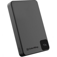 Батарея універсальна ColorWay 10 000 mAh PD/22.5W, 15 W MagSafe Black (CW-PB100LPA1BK-WPDD) - Фото