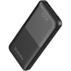 Батарея универсальная ColorWay 10 000 mAh PD/22.5W, QC/3.0, LCD, Black (CW-PB100LPB3BK-PDD) - Фото