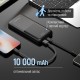 Батарея универсальная ColorWay 10 000 mAh PD/22.5W, QC/3.0, LCD, Black (CW-PB100LPB3BK-PDD)