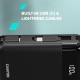 Батарея универсальная Canyon 10000mAh OnPower 104 PD/20W, QC/22.5W built-in cable Black (CNS-CPB104B)