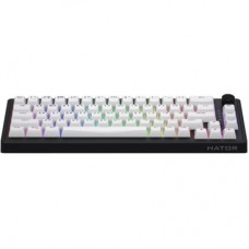 Клавіатура Hator Skyfall 65 MAG ULTRA 8K Aurum Ice RGB USB UA Black/White (HTK1860UA) - Фото