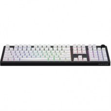 Клавіатура Hator Skyfall 100 Aurum Lemon RGB Wireless/Bluetooth/USB UA Black/White (HTK3100UA) - Фото