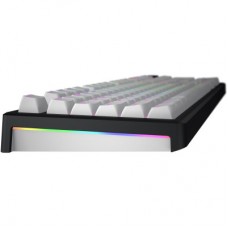 Клавіатура Hator Skyfall 100 Aurum Lemon RGB Wireless/Bluetooth/USB UA Black/White (HTK3100UA) - Фото