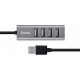 Концентратор HOCO USB 2.0 to 4xUSB Line machine HB1 Tarnish (6957531038139)