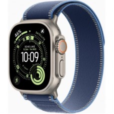 Смарт-годинник Apple Watch Ultra 3 GPS + Cellular 49mm Natural Titanium Case with Blue/Bright Blue Trail Loop - M/L (MEWU4QP/A) - Фото