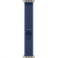 Смарт-годинник Apple Watch Ultra 3 GPS + Cellular 49mm Natural Titanium Case with Blue/Bright Blue Trail Loop - M/L (MEWU4QP/A) - Фото