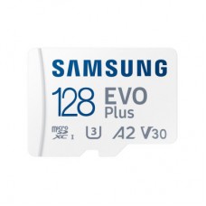 Картка пам'яті Samsung 128 GB microSD class 10 UHS-I U3 V30 A2 EVO Plus (MB-MC128SA/EU) - Фото