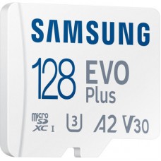 Картка пам'яті Samsung 128 GB microSD class 10 UHS-I U3 V30 A2 EVO Plus (MB-MC128SA/EU) - Фото