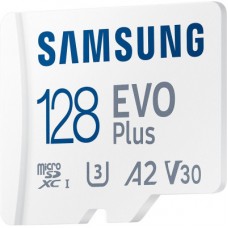 Картка пам'яті Samsung 128 GB microSD class 10 UHS-I U3 V30 A2 EVO Plus (MB-MC128SA/EU) - Фото