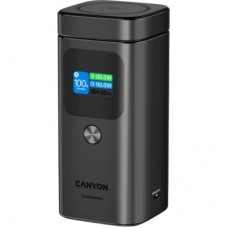 Батарея універсальна Canyon 15000 mAh OnPower 150 Qi2 magnetic Grey (CNS-CPB150DG) - Фото