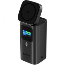 Батарея універсальна Canyon 15000 mAh OnPower 150 Qi2 magnetic Grey (CNS-CPB150DG) - Фото