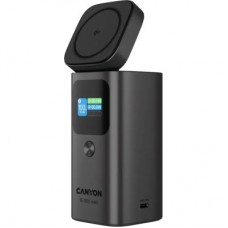 Батарея універсальна Canyon 15000 mAh OnPower 150 Qi2 magnetic Grey (CNS-CPB150DG) - Фото