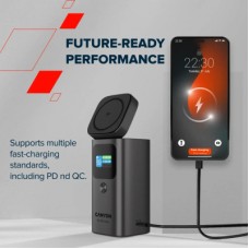 Батарея універсальна Canyon 15000 mAh OnPower 150 Qi2 magnetic Grey (CNS-CPB150DG) - Фото