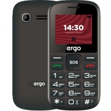 Мобільний телефон Ergo R202 Black - Фото