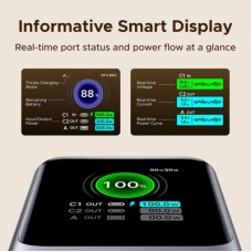 Батарея універсальна Ugreen 20000 mAh 165W with Retractable Cable (PB726 55987B) - Фото