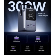 Батарея універсальна Ugreen 48000 mAh 300 W with Smart Digital Display (PB770 25286) - Фото