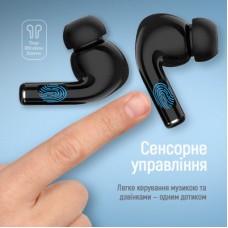 Наушники ColorWay Slim TWS-5 Earbuds Black (CW-TWS5BK) - Фото