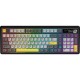 Клавиатура Ajazz AK980 V2 Maillard Switch Wireless/Bluetooth/USB UA Black/Grey/Yellow (AK980-V2-M-BGY)